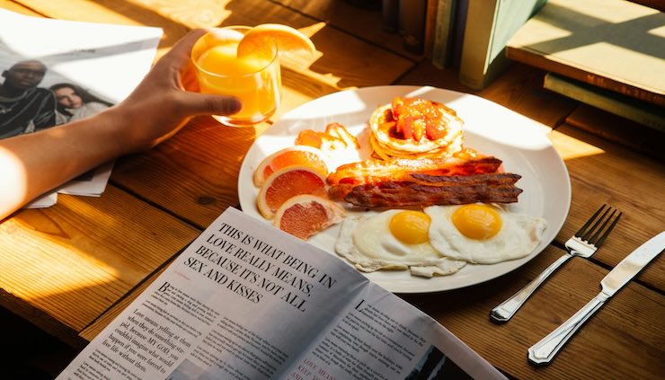 colazione e lettura