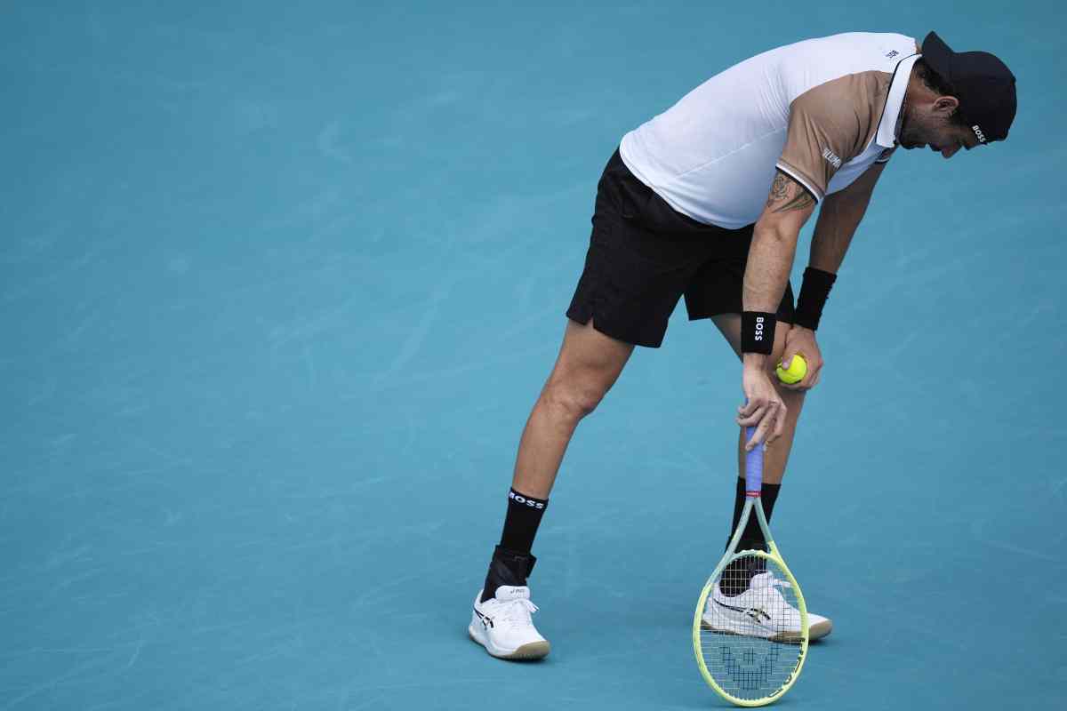 Berrettini ritiro a Parigi