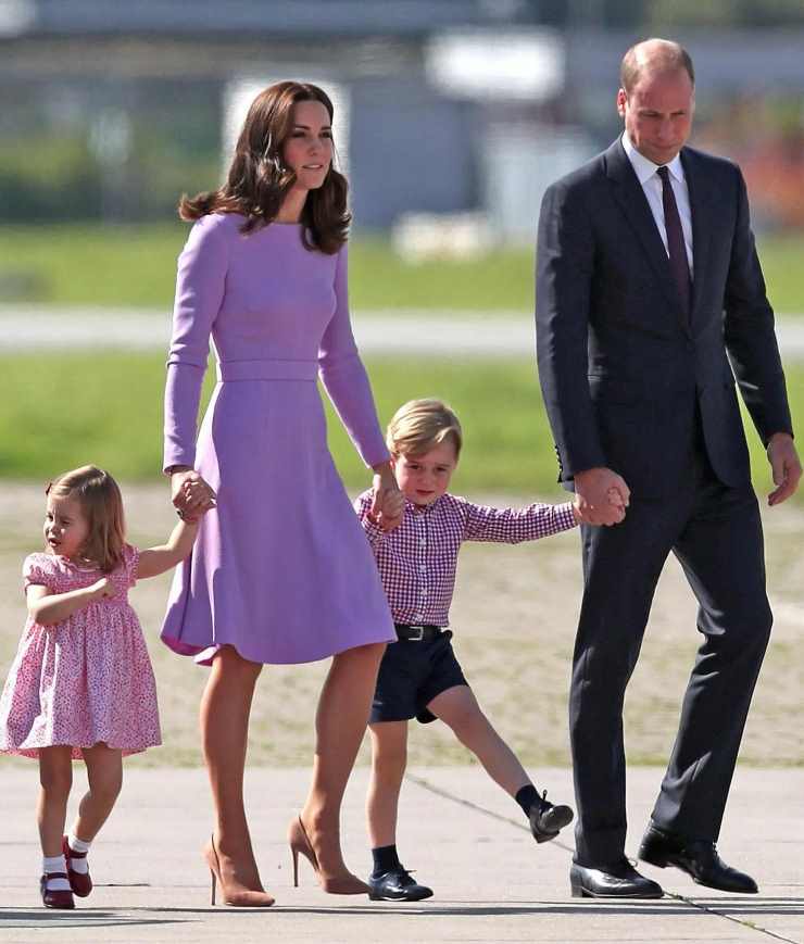 Kate, William e figli